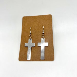 Various Silver Cross Earrings