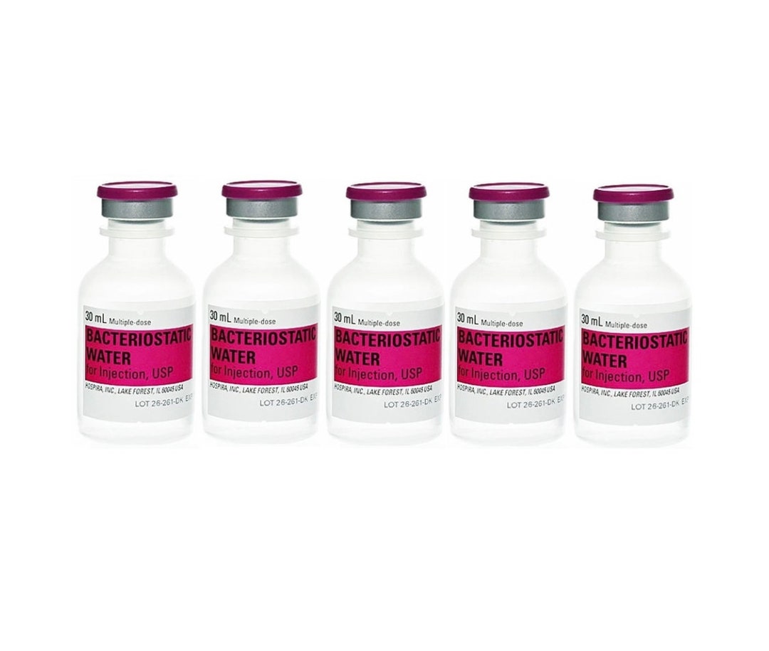 Hospira Bacteriostatic Water 30ml lot of 5 Etsy