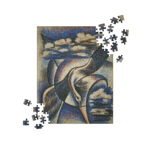 Puzzle Blue Goose