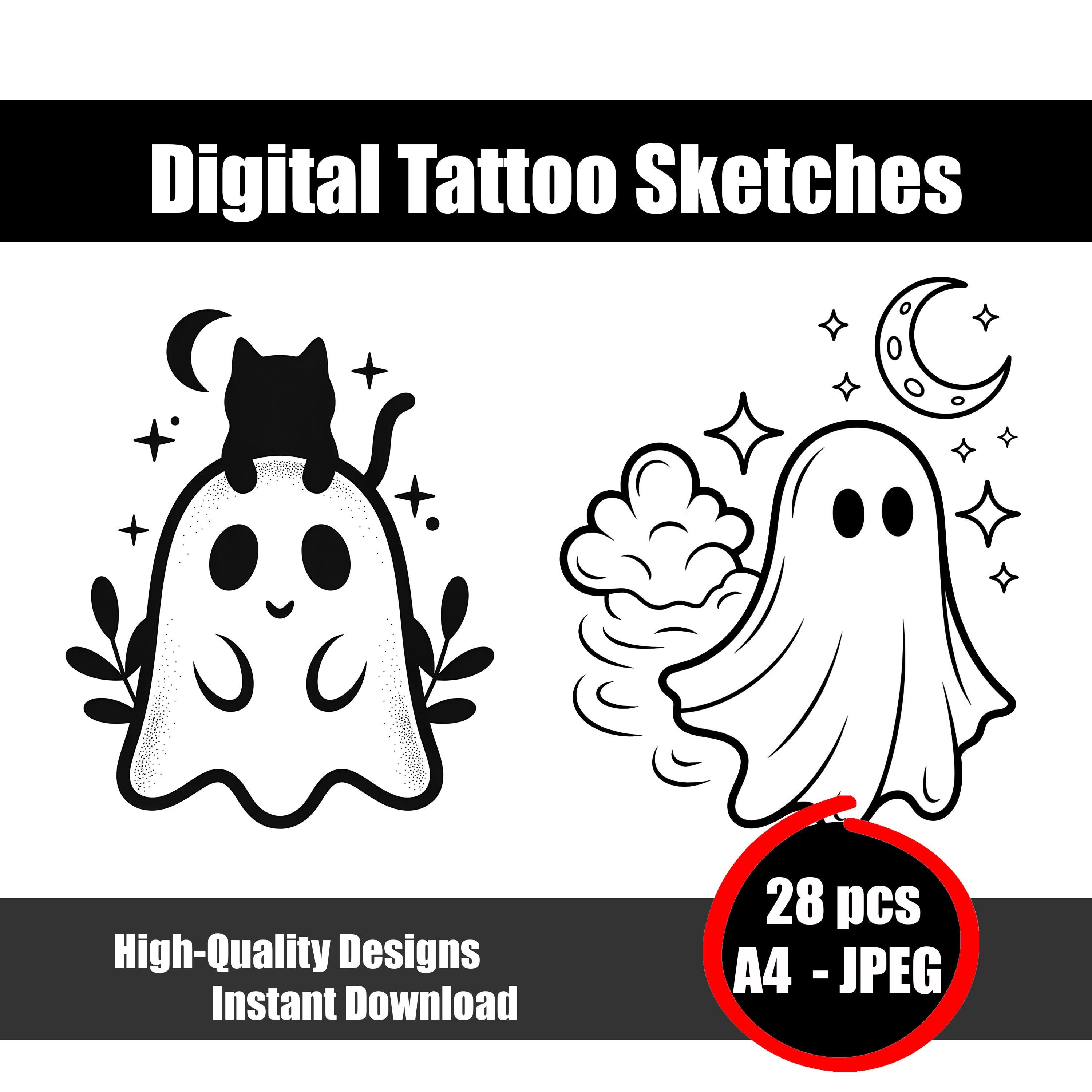 Ghost Tattoo Ideas for Guys: Elegant & Mysterious