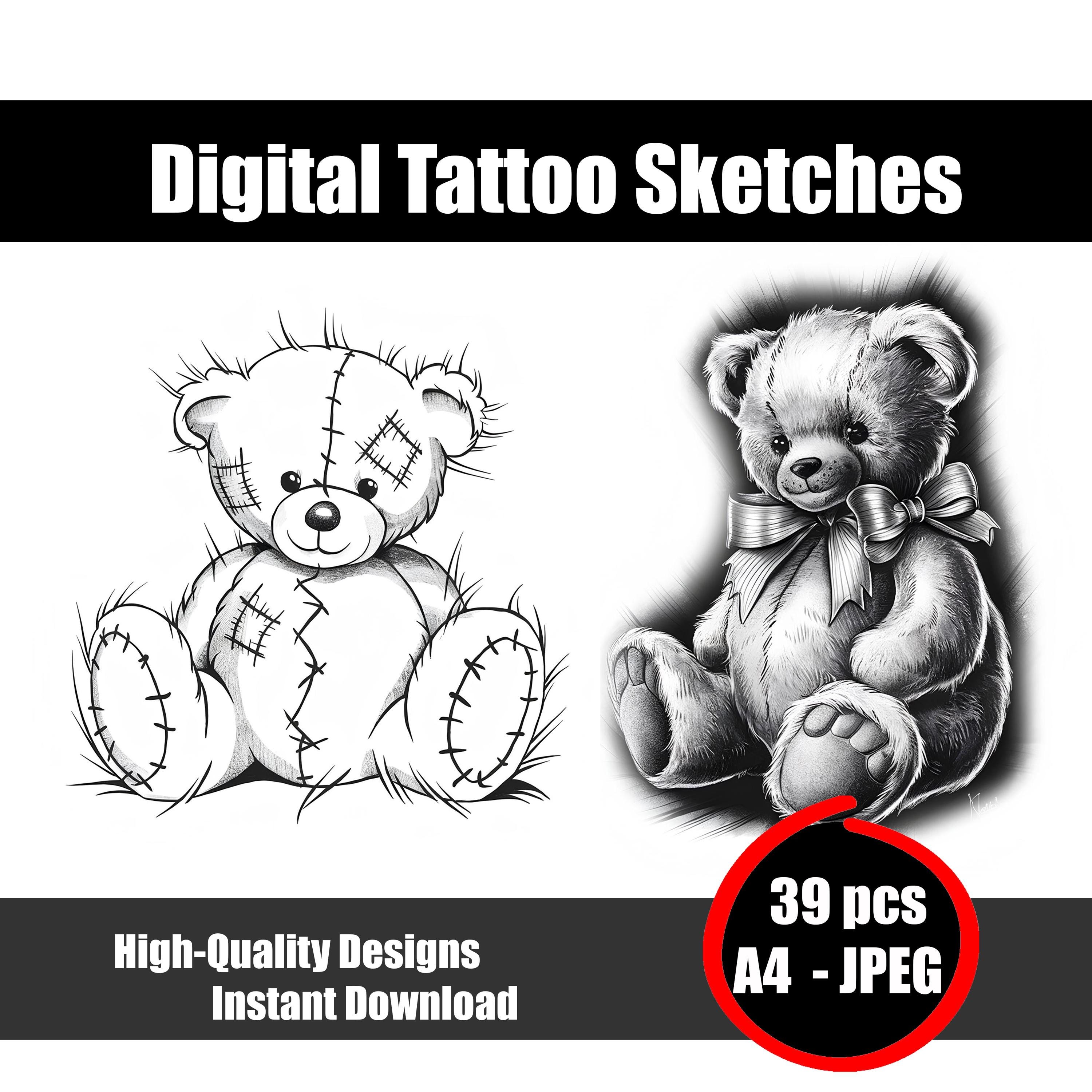 Teddy bear tattoo España