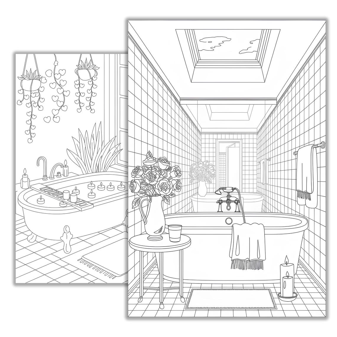 Printable Bathroom Coloring Pages - Fun & Quirky Designs for All Ages ...