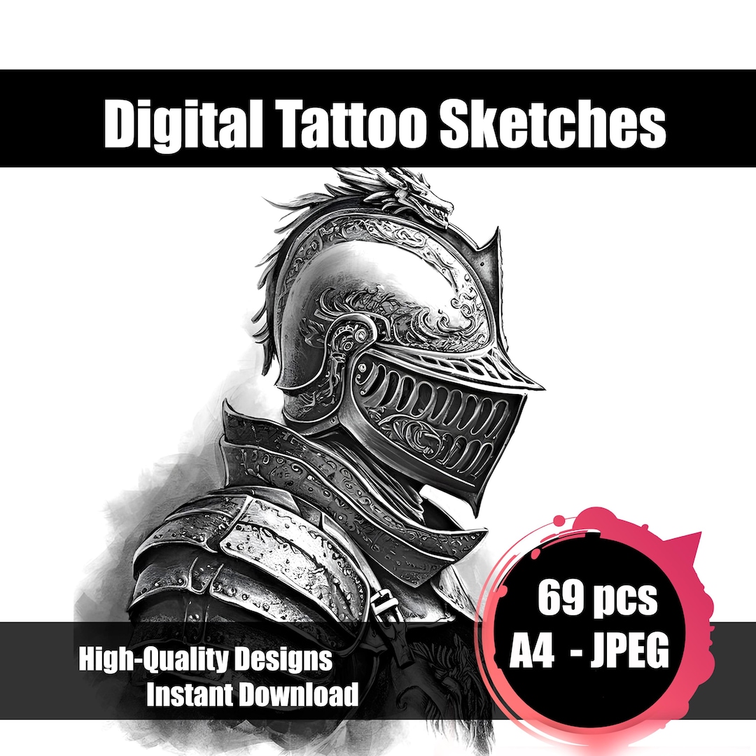 Roman Helmet Tattoo | TikTok, image size:1080x1080