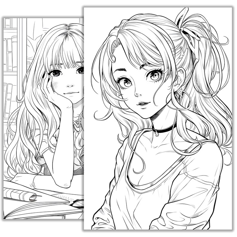 anime-girls-coloring-page-cute-fun-printable-for-kids-teens-manga