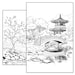 Japan Coloring Pages - Explore Japanese Culture Through Art - Etsy