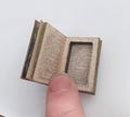 Dollhouse Secret Compartment Book - Kit or Made-up. Plus 2 Non-Opening Books Diorama Library Apothecary. 1:12 Miniature Antique Style.