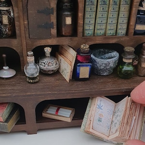 Miniature Apthecary Scripts Miniature Antique Look Apothecary Healers Herbalist Recipe Remedies ...