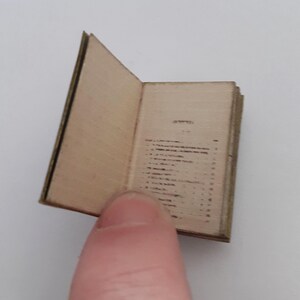 Dollhouse Secret Compartment Book - Kit or Made-up. Plus 2 Non-Opening Books Diorama Library Apothecary. 1:12 Miniature Antique Style. image 2