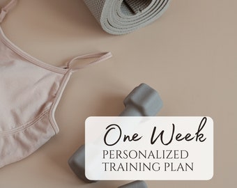 One (1) Week of Personalized Workouts