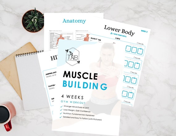 Two 4 Week Workout Plan for Home Gym Bundle Etsy