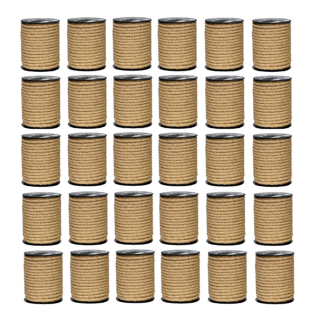 BULK WHOLESALE JUTE Rope 6MM 30 Reels 1/4 Inch Oderless Diy Etsy