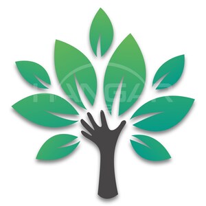 Hand Style Tree SVG