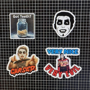 Danhausen from WWE vinyl stickers