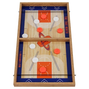 Fast Sling Puck Game Juegos de mesa de madera grandes para niños Adultos  Juegos de 2 jugadores para familiares Amigos Juego de batalla de mesa  Hockey