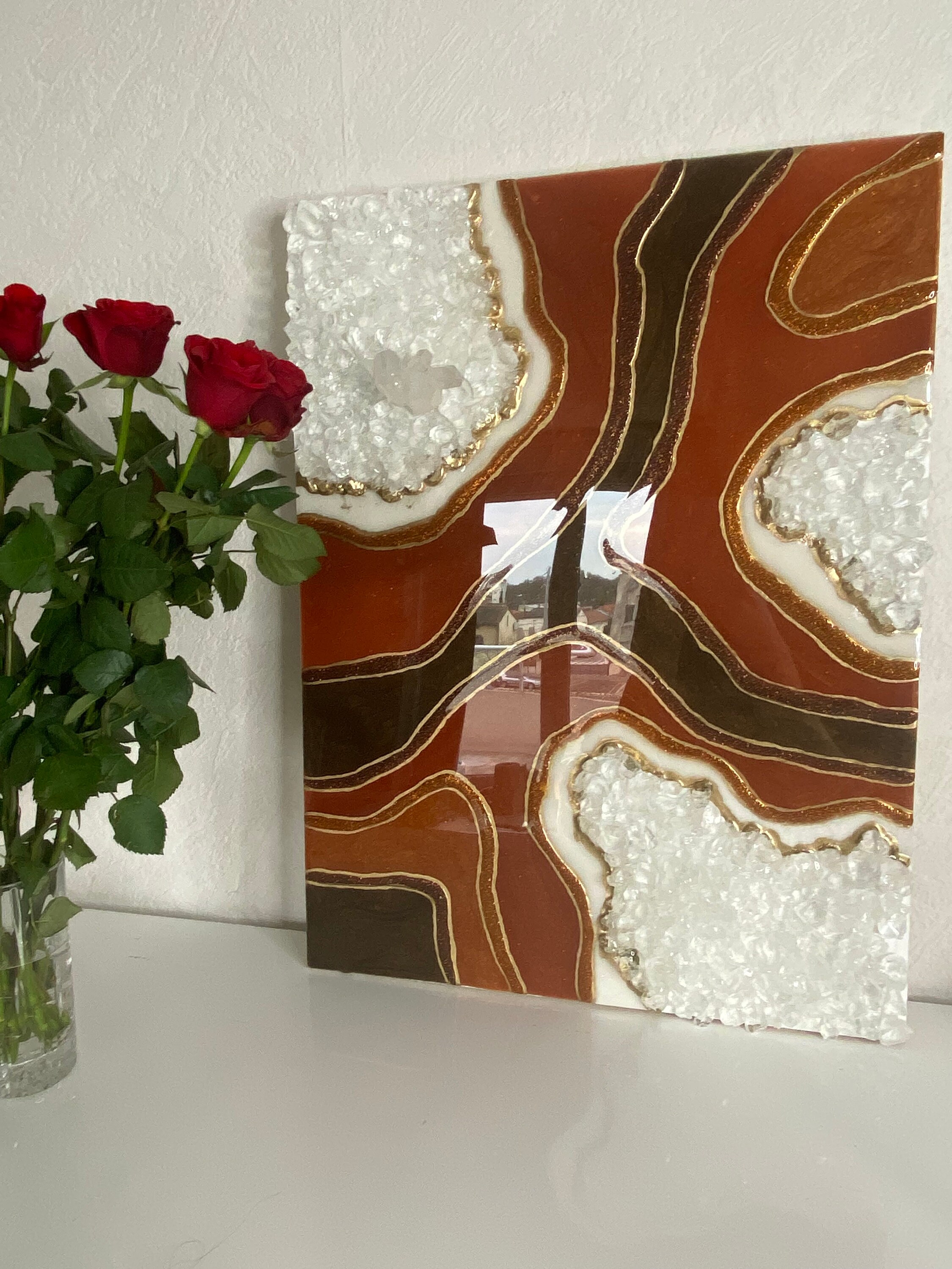 Nuova Terra - Geode Wall Art Resin Epoxy Decor
