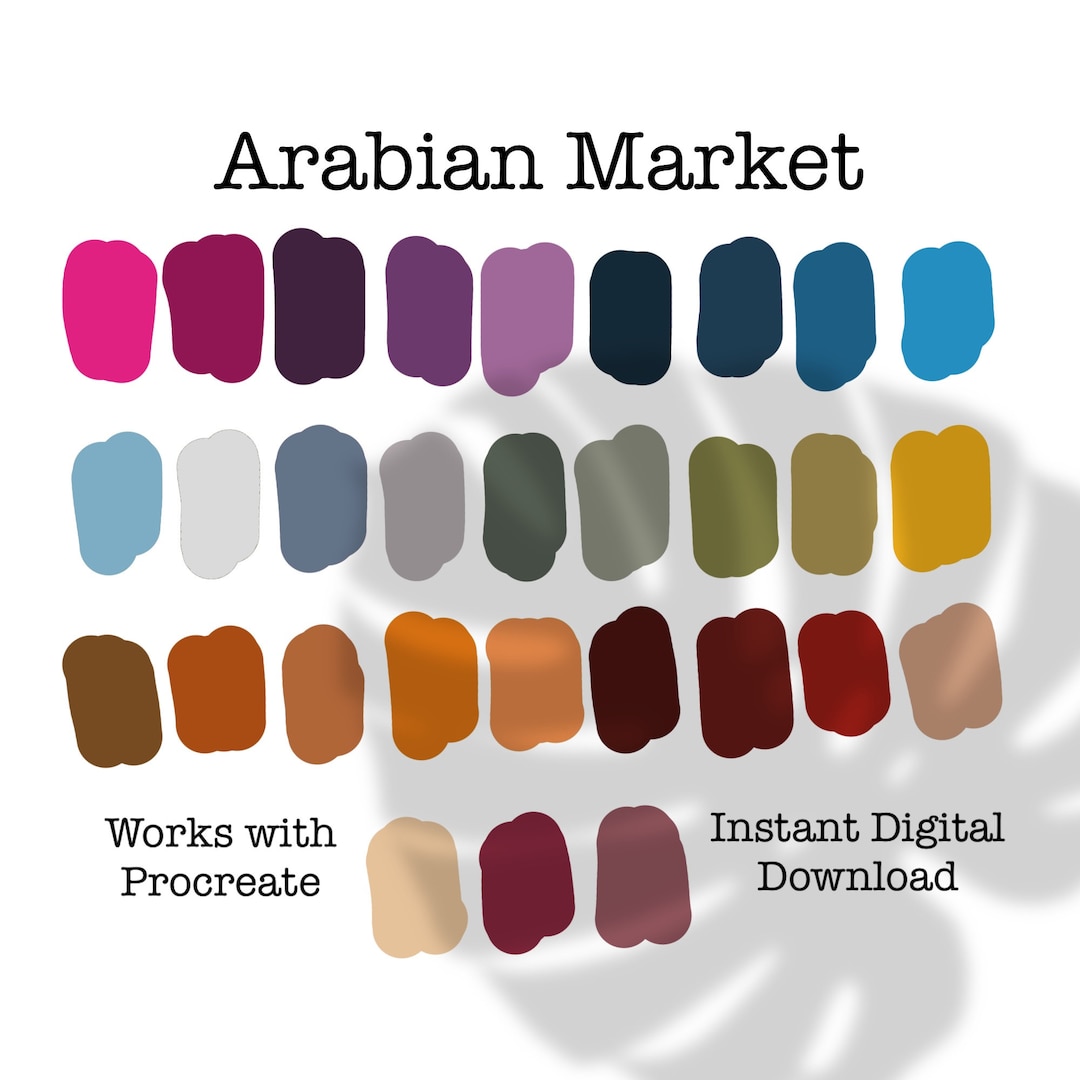 Procreate Color Palette, Jewel Tones, Summer Colors, Color Swatches