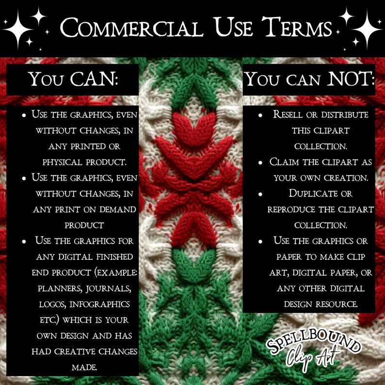 Christmas Sweater Pattern Seamless Digital Papers, Commercial Use ...