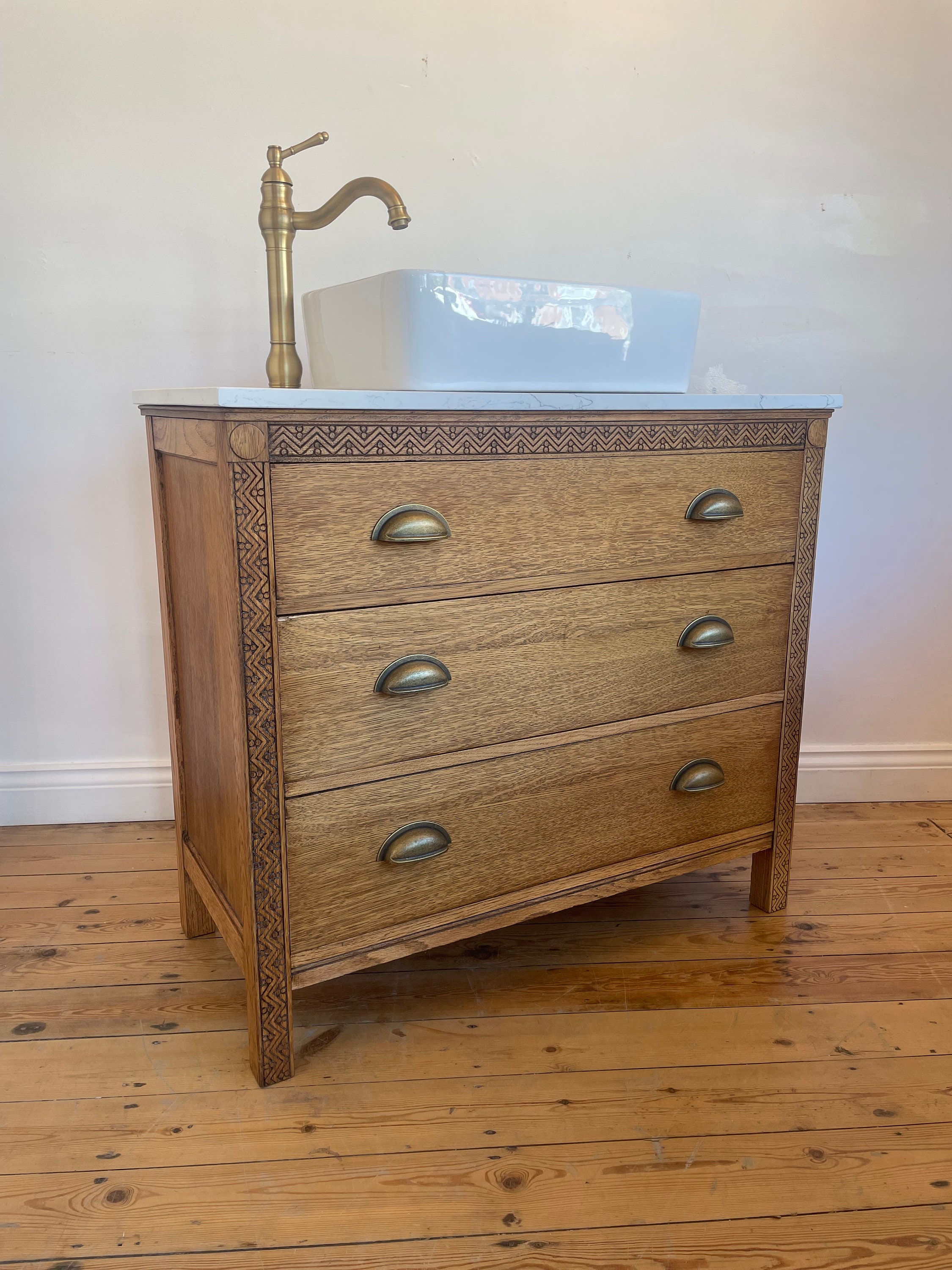 Bathroom Vanity Unit Made to Order Basin Vanity Unit Custom Etsy UK
