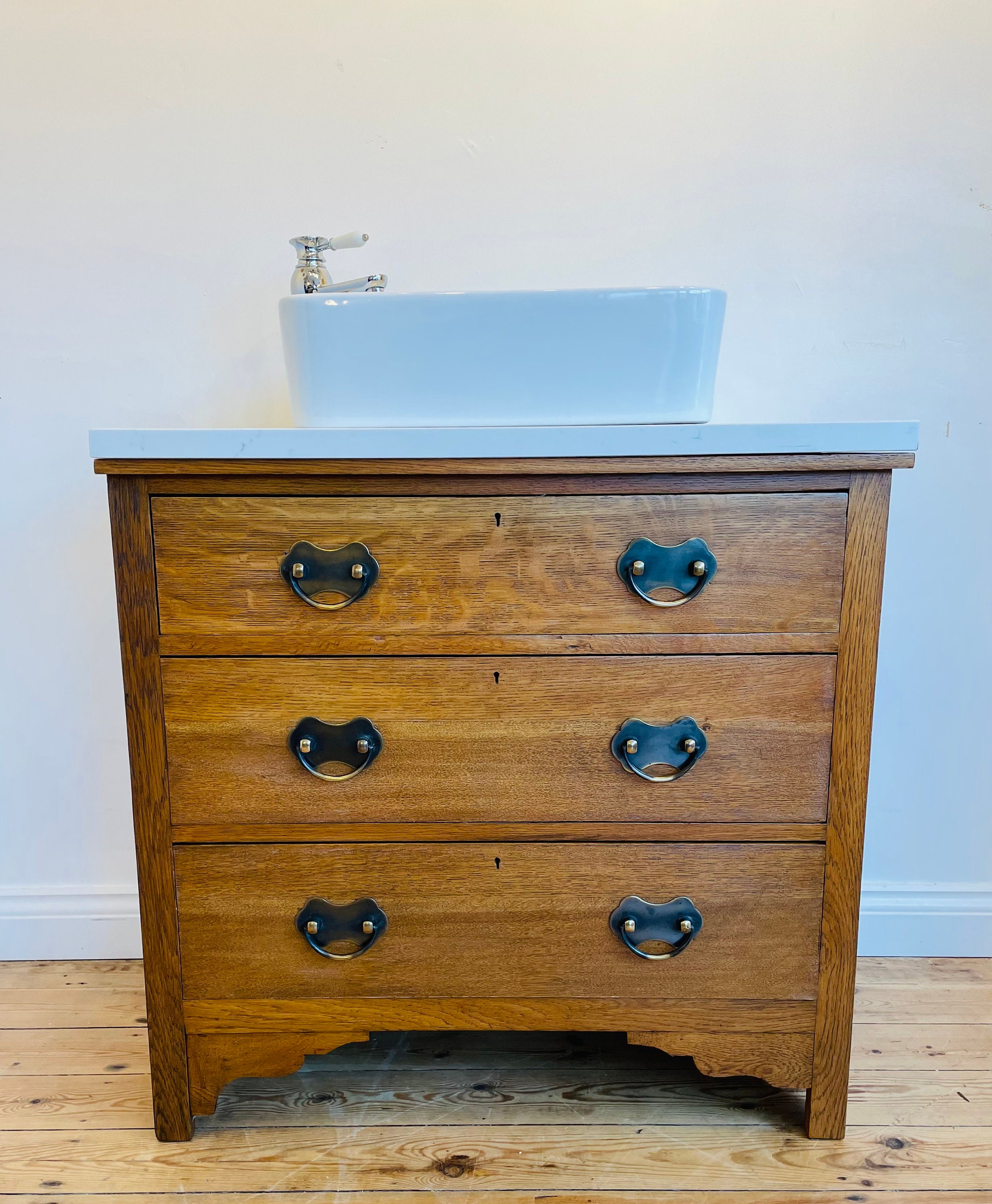 Bathroom Vanity Unit Made to Order Basin Vanity Unit Custom Etsy UK