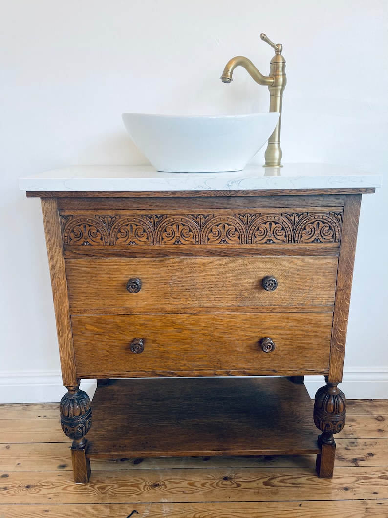 Bathroom Vanity Unit Made to Order Basin Vanity Unit Custom Etsy UK