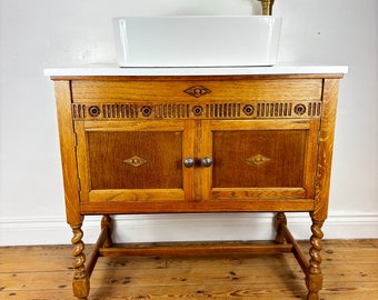 Bathroom Vanity Unit Made to Order Vanity Unit Custom Made Bathroom Furniture Antique Vintage Bathroom Washstand Basin Unit