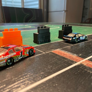 1/64 Racing Pit Box | 3D Print Diorama Accessory