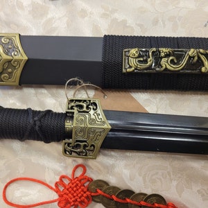 Sokka's Space Sword (Black Carbon Steel - SHARP)