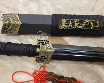 Sokka's Space Sword (Black Carbon Steel - SHARP)