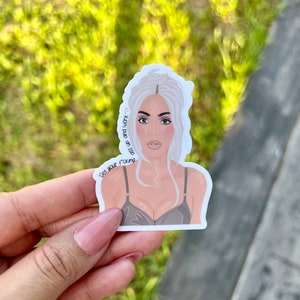 Kim Kardashian Inspired Sticker