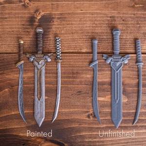 Sword Bookmarks, Blade Bookmarks, 3D Printed Fantasy Bookmarks, Katana ...