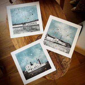 Multibuy Offer | Ltd Edition Giclee Print | 8”x8” | Whisky | Scotch | Scottish Distillery | Art | Islay | Scotland | Drawing | Wall Art