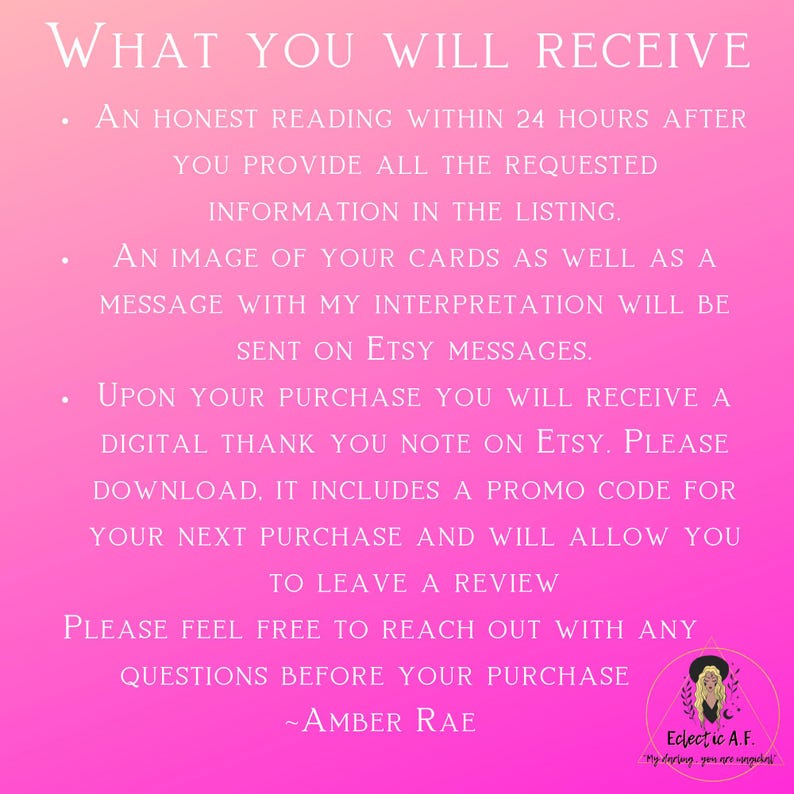 Same Day Tarot Reading: One Question, Psychic Guidance (Digital Download) image 2