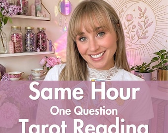 Lecture de tarot en une question à la même heure | Guidage psychique rapide, réponses immédiates, perspicacité intuitive, lecture de clarté d'urgence