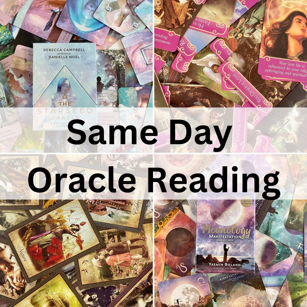 Same Day Oracle Card Reading: Spiritual Guidance, Intuitive Psychic ...