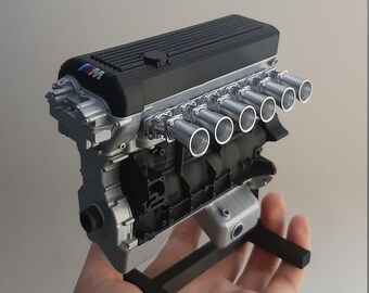 Resin BMW M3 S54B32 E46 w/ Twin Turbo Option Engine 1/24 1/25 