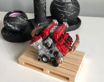 Ferrari 458 Engine 4.5L V8 3D Printed Home Office Shop Decor Handmade Gift