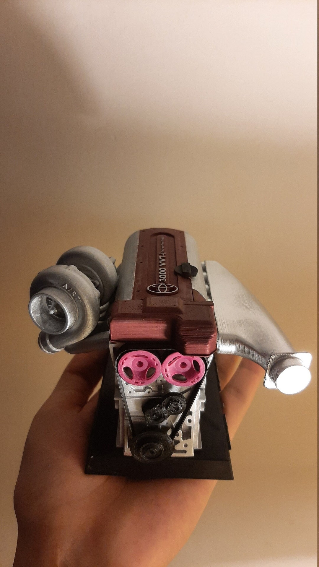 Toyota 2JZ Engine 3D Printed Resin 1/8 Scale Home Office Shop Decor Gift Etsy