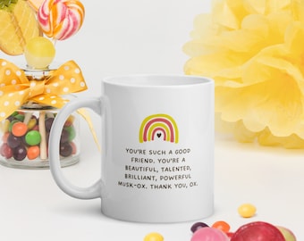 Leslie Knope Friendship Quote on a Mug