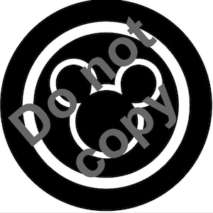 Mickey Head Magic Band Scanner SVG Cut File