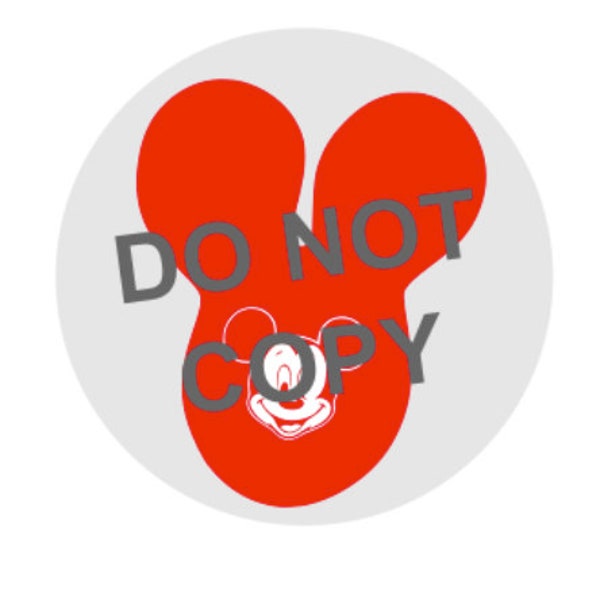 Mickey Balloon SVG (great for coasters and jewelry)