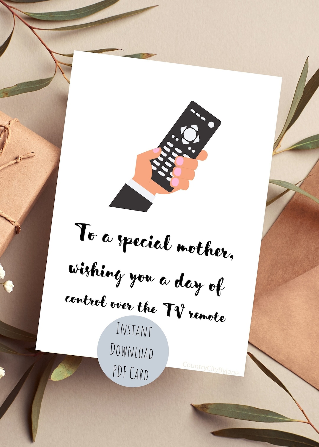 Funny Mother Birthday Printable Card/humour Birthday Card for Mom ...