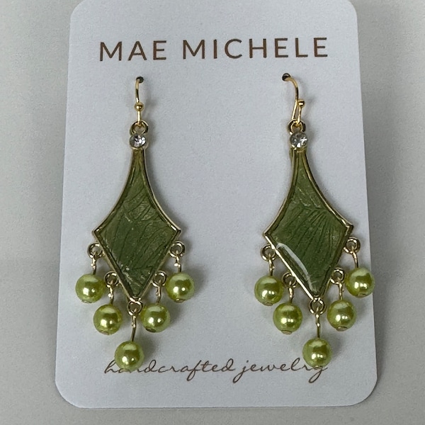 Matcha Tea earrings | Coffeehouse Collection