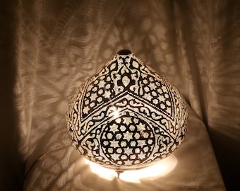 Handmade Brass Table Lamp, Luxurious Moroccan Small table Light, Boho Decor,Desk Lamp, night light oriental brass, Floor Lamp Custom Size