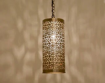 Elegante Moroccan Hanging pendant light, Modern Brass Chandelier, Morocco lighting, handmade brass ceiling light, Modern Home Decor