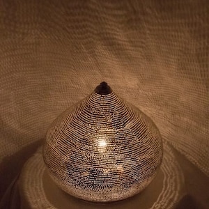 Handmade Brass Lamp Moroccan Table Lamp, Modern Small table lamp, Boho Decor Moroccan Decor,Desk Lamp, night light oriental brass Table lamp