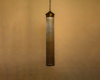 Long Pendant Light, Handmade Moroccan Pendant light, Hanging Lamp , Lampshades Lighting, New Home Decor Lighting, ceiling light, Shade Lamp