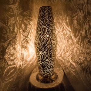 Exclusieve handgemaakte koperen Marokkaanse vloerlamp, voeg een vleugje Marokkaanse cultuur toe aan uw huis, het beste cadeau voor hem/haar, vloerlamp