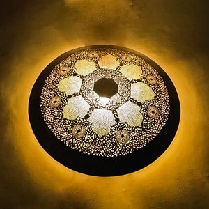 Traditional wall sconce 100% handmade Moroccan lighting, Handmade Brass Moroccan wall sconce, Home deco, Moroccan wall light design