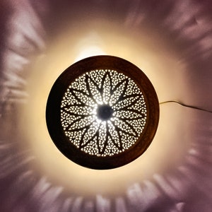 Moroccan Wall Light,Handmade Wall Light Moroccan Wall Sconce -Art Decor Light Wall Sconce,Brass Wall decor lamp,Wall Lighting Decor