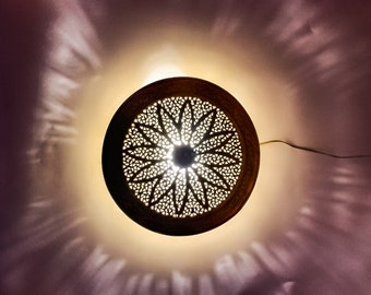 Moroccan Wall Light,Handmade Wall Light Moroccan Wall Sconce -Art Decor Light Wall Sconce,Brass Wall decor lamp,Wall Lighting Decor
